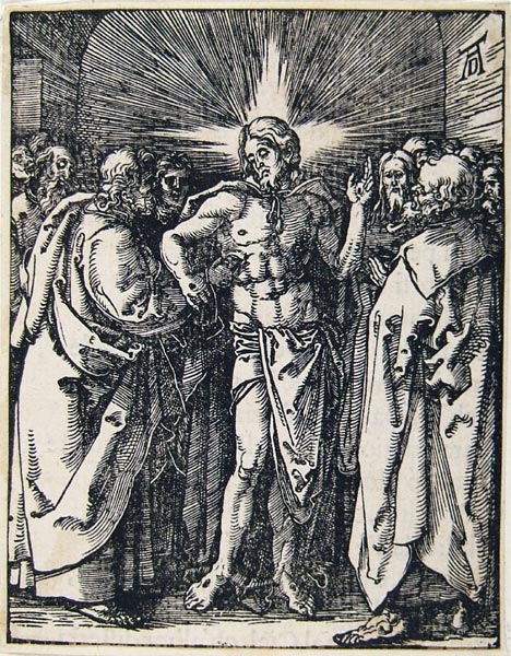 D?rer Albrecht - L' Incredulit? di San Tommaso (dalla serie: La Piccola Passione)